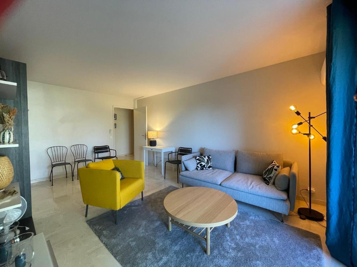 C012-Appartement Confortable Avec Piscine, Tennis Et Grand Parc Cannes Extérieur photo