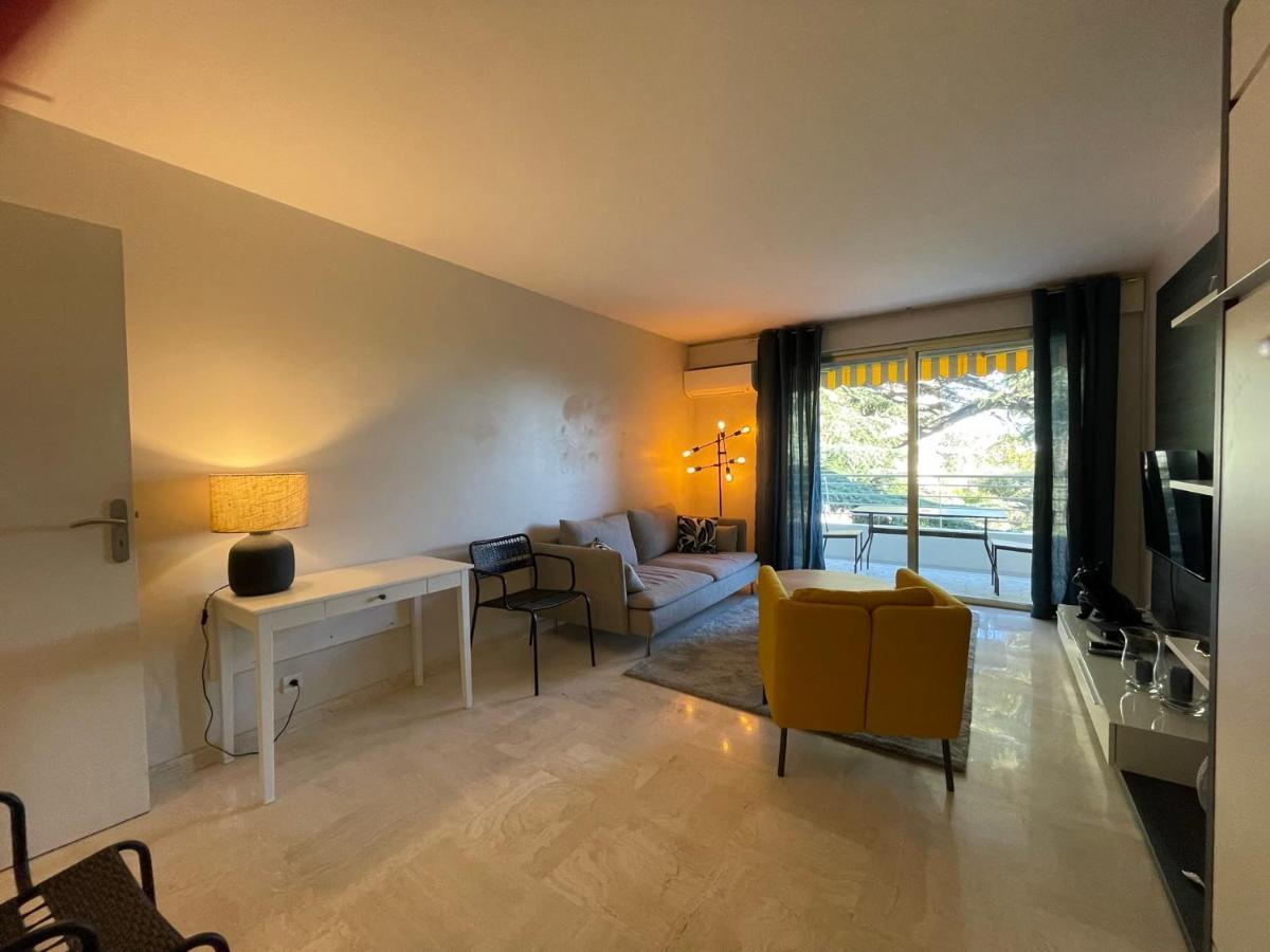 C012-Appartement Confortable Avec Piscine, Tennis Et Grand Parc Cannes Extérieur photo